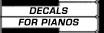 Decals For Pianos